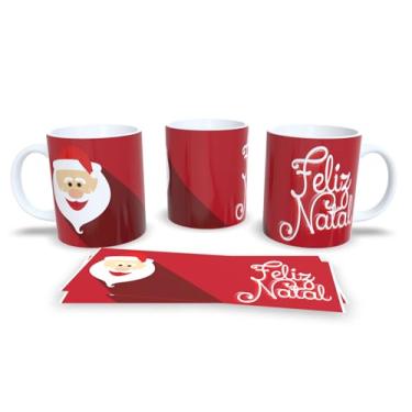 Imagem de Caneca de Natal Decorativa com Gatinhos, Porcelana Branca, Design Festivo Nosso 1º Natal Juntos, Ho Ho Ho, 2020 (5)