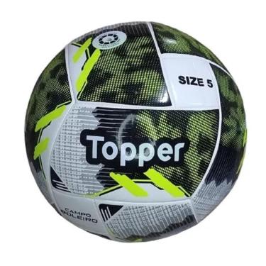Imagem de Bola de Futebol de Campo Topper Boleiro Branco/Amarelo-Unissex