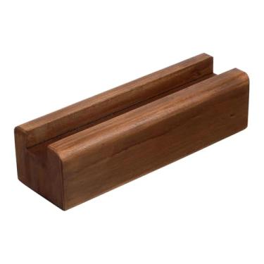 Imagem de BLWOTMOR Suporte de Espelho de Corpo Inteiro com Base de Madeira Antiderrapante E Prática, Ideal para Casa, Sala de Estar E Shoppings, Style B, Tamanho real