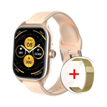 Imagem de Relógio Inteligente Feminino Com Tela AMOLED Monitor De Saúde De Frequ