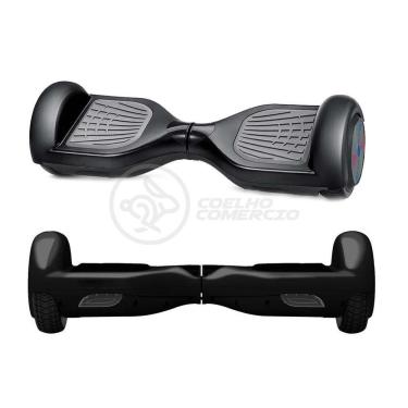 Imagem de Hoverboard Infantil Skate Elétrico Bluetooth - Preto Nº8