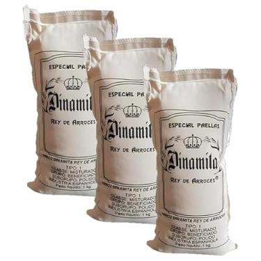 Imagem de Kit 3X: Arroz Dinamita Espanhol para Paella Rey de Arroces 1kg