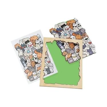 Imagem de Quebra-Cabeça Criativo Em Forma De Animais Para Crianças, Blocos De Co