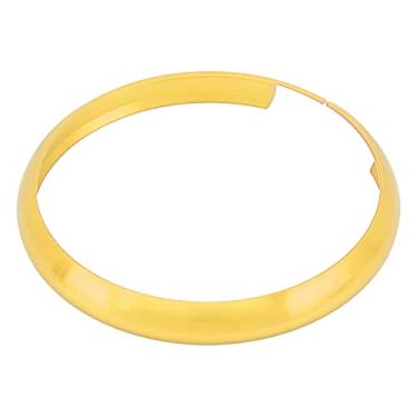 Imagem de Substituição de acabamento de anel remoto de liga de alumínio para MINI R55 R56 R57 R58 para proteger o chaveiro de arranhões, amassados e (ouro)