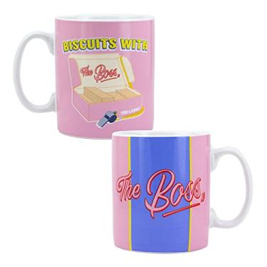 Imagem de Paladone Ted Lasso Biscuits with the Boss XL Ceramic Coffee Mug | Officially Licensed Ted Lasso Merchandise