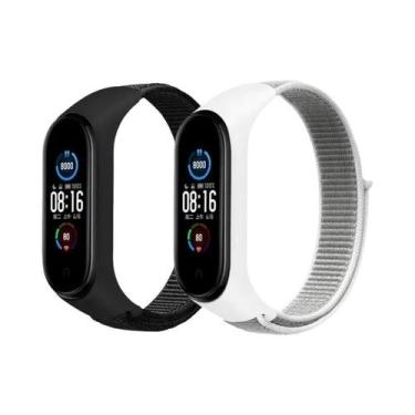 Imagem de Pulseira De Nylon Para Xiaomi Mi Band 7 6 5 4 3, Faixa De Pulso Esport