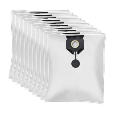 Imagem de Conjunto de 10 sacos para aspirador de pó, compatíveis com Karcher 2.889-154.0, modelos NT30/1 Ap-Tact, Te, L e M.