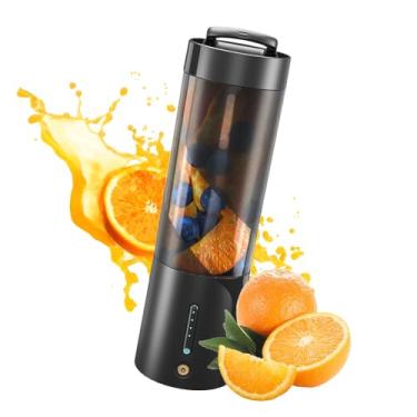 Imagem de Liquidificador Portátil para Milkshakes e Smoothies com Capacidade de 16OZ 15W Alta Potência Tamanho Pessoal Carregament