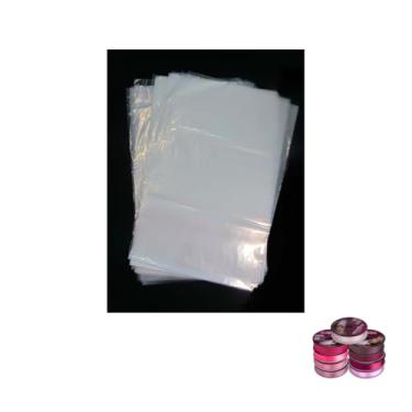 Imagem de Kit Saco BD 14x20 Vacuo Para Pedrinhas + Fita Cetim Rolo 22mm x 50m