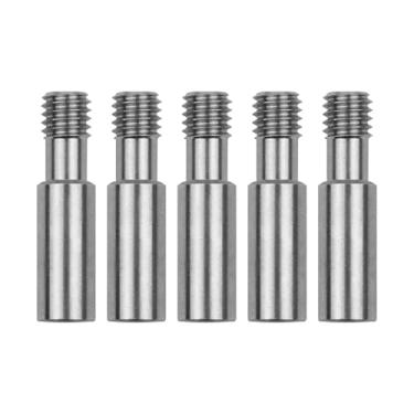 Imagem de 5 unidades de Throat Resfriamento Todo-Metal MK8 Tube do Extruder Parafuso M6 Comprimento 26mm Compatível com Hotend da