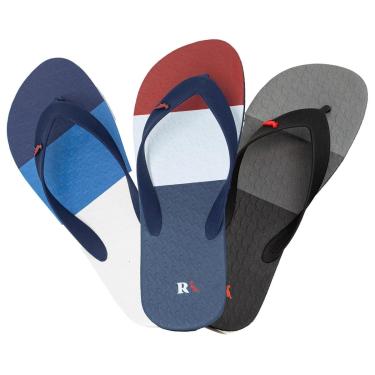 Imagem de Kit 3 Chinelos Reserva RSV Go Trancoso Borracha Confortável Clássico 750040396-Masculino