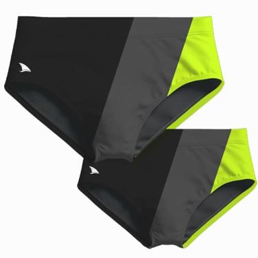 Imagem de COMBO PAI E FILHO SUNGA TECH WAVE COM FORRO E PROTEÇÃO UV 50+ CORES (VERDE FLUOR, PP e 14)