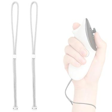 Imagem de 2 Alças de Pulso para Controle do Meta Quest 3/3s, Alça de Mão Ajustável Substituição para Controle Jogos Realidade Mista Acessório Jogos, Fácil Instalação