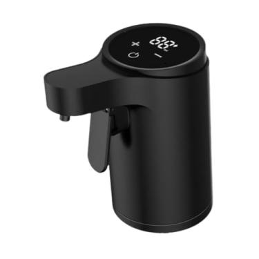 Imagem de FLCPJGV Aerador de Vinho Elétrico, Bomba Automática para Vinho, Decantador, Dosador, Função de Carregamento USB, Material PP Inodoro, Ideal para Piqueniques, Preto, Tamanho real