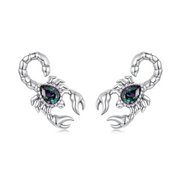 Imagem de GemKing Brincos de argola torcida SCE1854, Prata esterlina, Sem Pedra Preciosa