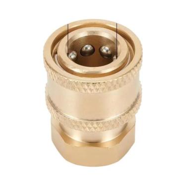 Imagem de Conector Rápido De 1/4" Para Lavadora De Alta Pressão Com Adaptador De