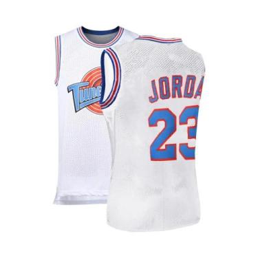 Imagem de Camisa De Basquete Michael Jordan Space Jam Para Meninos  10 Camisetas