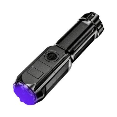 Imagem de Lanterna UV Mini Portátil Recarregável 365nm 395nm LED De Bolso Para D