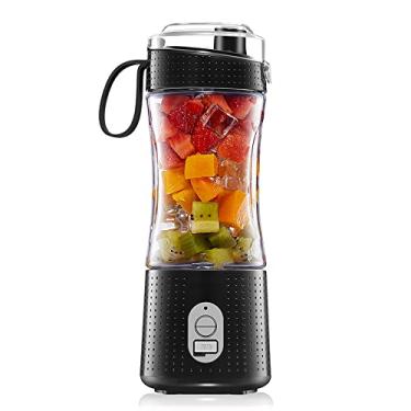 Imagem de Liquidificador Portátil para Batidas e Smoothies Tamanho Pessoal Serviço Individual de Frutas Viagem com Bateria USB Recarregável 4000mAh 6 Lâminas Mi