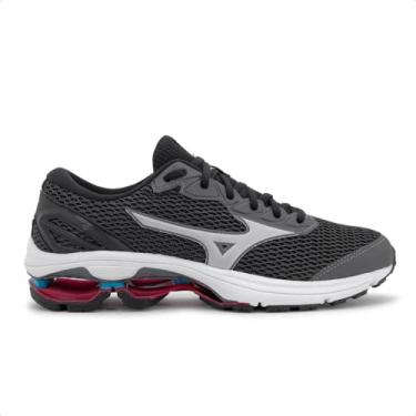 Imagem de Tênis Mizuno Frontier 13, Masculino, Preto/Vermelho/Azul, 41