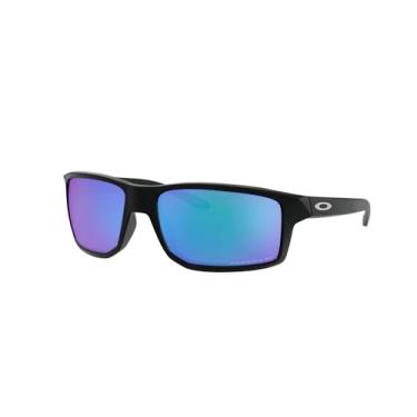 Imagem de Óculos de Sol Oakley Polarizado Gibston 0OO9449 944912 Tam 60 / Preto Fosco - Lentes Prizm Sapphr Irid Polar