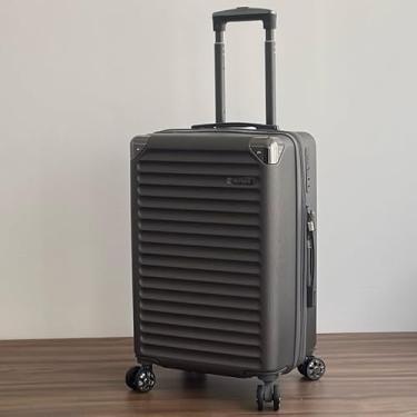 Imagem de Mala de Bordo ABS 10kg 17” a 21” Polegadas Mala de Viagem com Rodinhas 360° Cadeado Código (Cinza-21”(14KG) Modelo-DDD333)