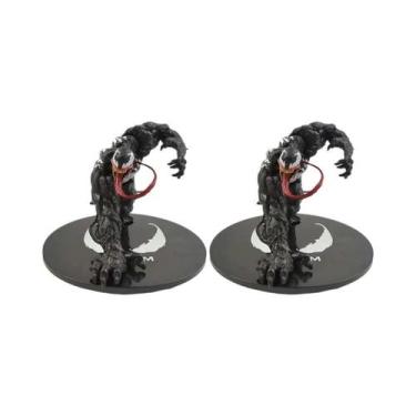 Imagem de Figuras De Ação Em PVC Do Homem De Ferro, Homem-Aranha E Venom Da Marv