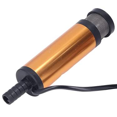 Imagem de Acouto Bomba de óleo Elétrica de Alta Eficiência para Transferência, DC 12V de Baixo Ruído, Design de Aço Inoxidável Com