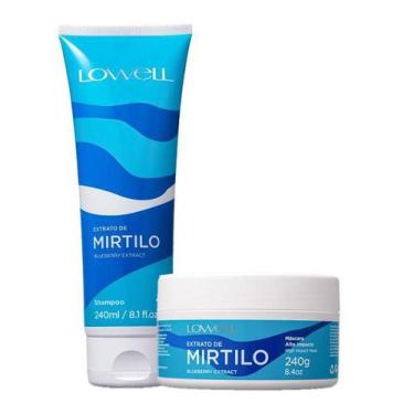 Imagem de Lowell Extrato de Mirtilo Shampoo 240ml e Mascara 240g