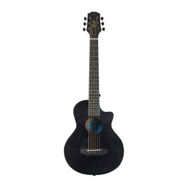 Imagem de Violão Seizi Fun Panda Aço Acústico Midnight Black Sparkle