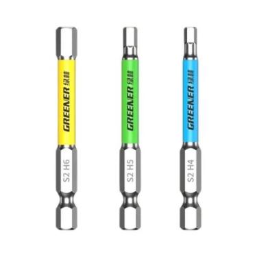 Imagem de Conjunto De Chaves Allen Hexagonais Arco-Íris S2 Em Aço De Tungstênio 