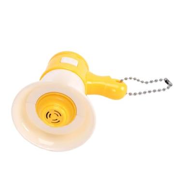 Imagem de Asixxsix Mini Brinquedo Megafone, Megafone para Crianças, Portátil Pendurado Amplificador de Voz, Presentes de Aniversário Brinquedos Ao Ar Livre para Crianças Brinquedos da (Amarela)