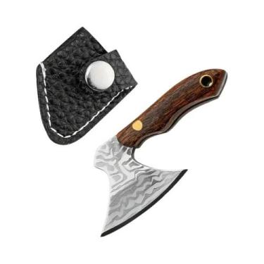 Imagem de Mini Machadinha Portátil De Aço Inoxidável Com Chaveiro, Faca Pequena 