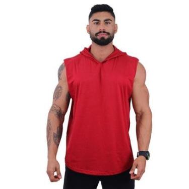 Imagem de Regata Longline com Touca Masculina MXD Conceito Lisa Sem Estampa Multicoloridas-Masculino