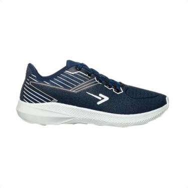 Imagem de Tênis Masculino Running Box 200 Azul E Branco, Marinho, Branco, 39