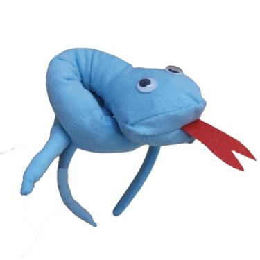 Imagem de Kirei Sui Tiara de cobra azul, fantasia de zoológico, acessórios de festa de Natal para adultos e mulheres