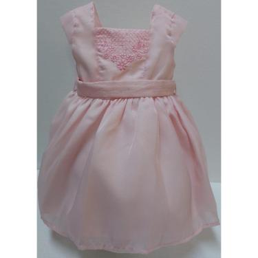 Imagem de Vestido Bebê Menina Bordado Festa Luxo Paraiso Verão 13950-Feminino