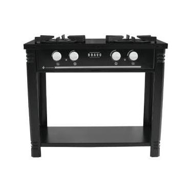 Imagem de Fogão Industrial a Gás Baixa Pressão com Espera Forno 2 Bocas Br2b Venâncio (Preto)