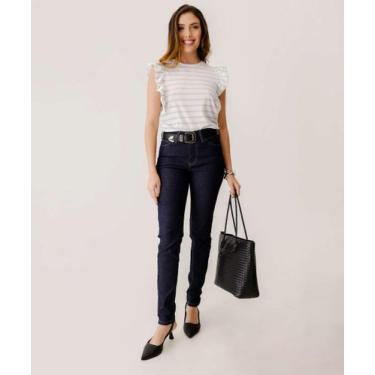 Imagem de Calça Jeans Skinny Feminina-13025 - Marisa, 40, Jeans