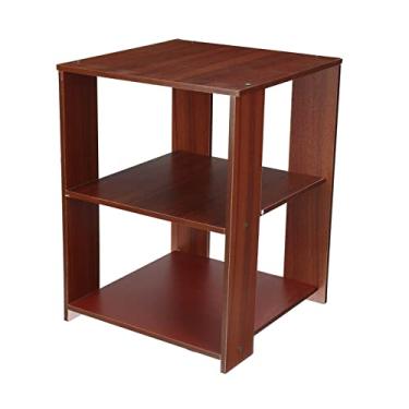 Imagem de Mesa de cabeceira para quarto simples de madeira mini apartamento pequeno armário moderno mesa de cabeceira armário quarto armário econômico criado-mudo mesas de cabeceira (cor: branco)