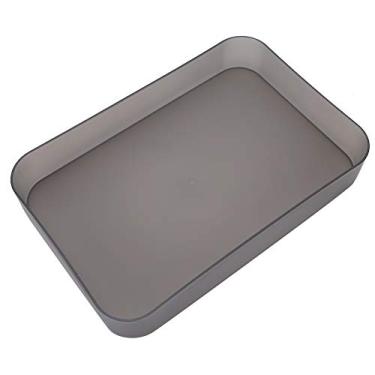 Imagem de Ainoli Caixa de armazenamento para arte em unhas, recipiente para unhas, organizador de maquiagem, suporte para ferramentas de unhas, pincéis de maquiagem (Preta)