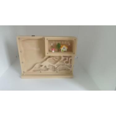 Imagem de Sand Ant Farm Castle for Kids,Live Ant Habitat Kit with Nutrient Sand - Interactive Ant Colony Observation Terrarium STEM Educational Science Kit for Adults, Students (Yellow)