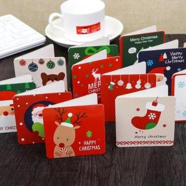 Imagem de Cartões De Natal Para Crianças 24 Peças Mini Cartões De Bênção Para O 