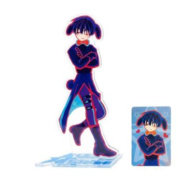 Imagem de YJacuing Alien Stage Rabbit Series Boneco de acrílico com suporte, anime oficialmente licenciado, decoração de mesa ALNST com cartão colecionável de bônus (Ivan)