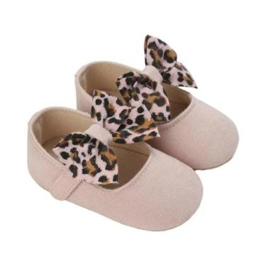Imagem de Sapatos Casuais De Pelúcia Para Bebês Recém-Nascidos Com Laço, Confort