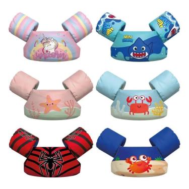 Imagem de Boia Infantil Colete Salva Vidas Praia E Piscina Mini Shark