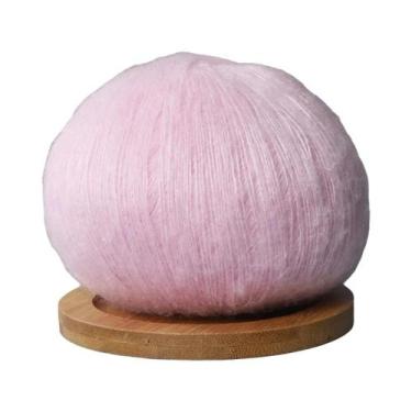 Imagem de Fio De Mohair Macio 6 Peças 50g Cada, Fio De Lã Para Crochê E Tricô Ma