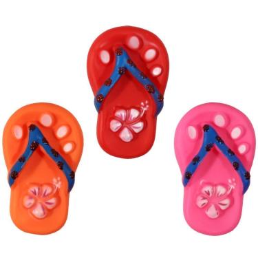 Imagem de Mordedor Pet Para Cão Chinelo Cor Sortida Azpr