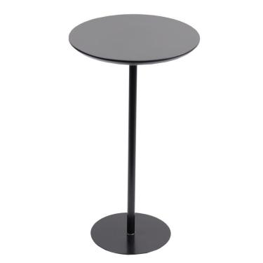 Imagem de Mesa Lateral 30cm (52cm Altura) Preto Acetinado