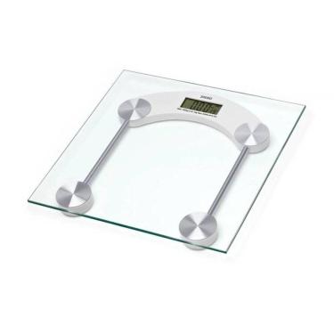 Imagem de Balança Digital Eletrônica Vidro 180kg Multiuso Display Lcd